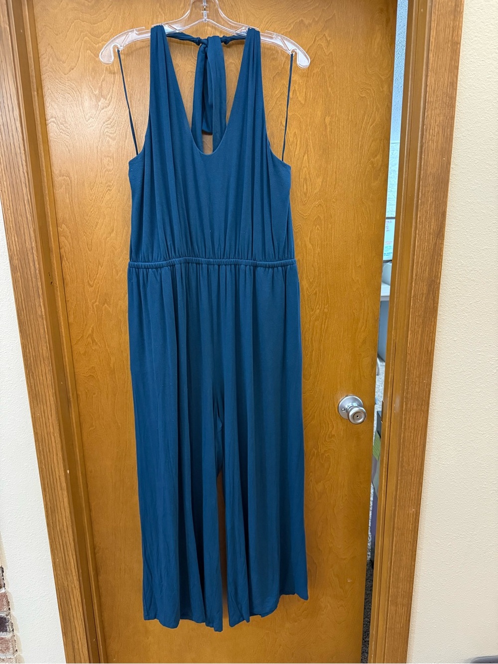 Old Navy Blue Halter Jumpsuit